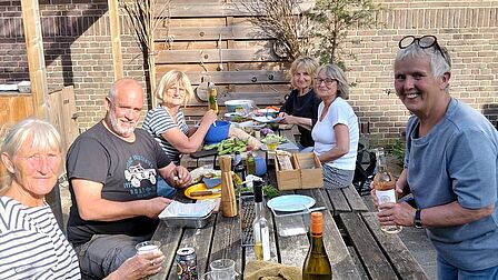 lunch met de vrijwilligers