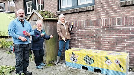 Het mozaiekbankje